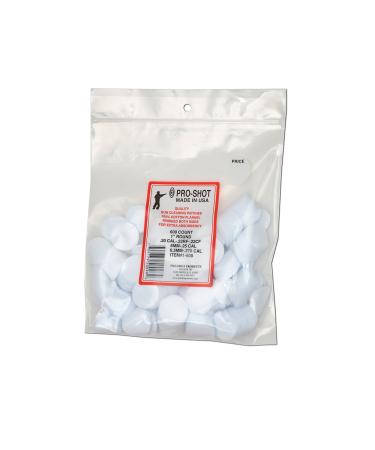 Pro Shot 6-mm-.30 Caliber1 1/2-Inch RD. 600 Count Patches, White