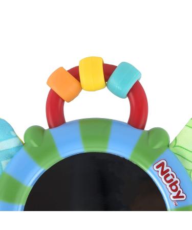 Nuby Look-at-Me Mirror Teether Toy - Colorful and Safe for Babies | CMV Variants Available - Buy Online on SooperMarket.com