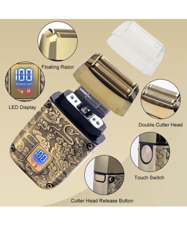 Hatteker Electric Razor Foil Shavers for Men Beard Trimmer Bald Head Shaver Grooming Kit Barber Clippers Hair Trimmer Shaving Kit with 4 Guards - Buy Online on SooperMarket.com