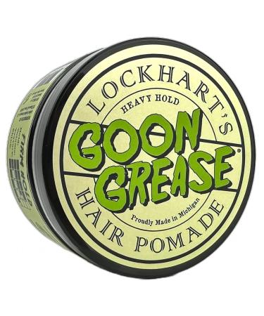 Lockhart's Original Goon Grease Heavy Hold Hair Pomade, High Shine, Citrus Cologne Scent, 4oz