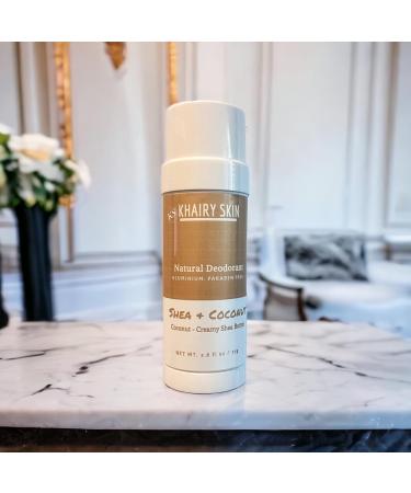 Khairy Skin Natural Deodorant with Cocoa Butter & Moroccan Argan Oil - Aluminium Free (Shea & Coconut) - Buy Online on SooperMarket.com