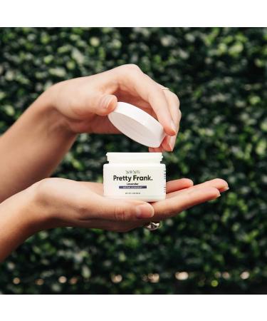 Pretty Frank Lavender Natural Deodorant Jar - Aluminum-Free, Organic Ingredients - 2 Ounce Jar for Women, Men, and Teens - Buy Online on SooperMarket.com