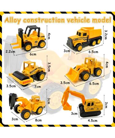 28-Piece Construction Site Vehicles Cake Decoration for Kids - Excavator Themed Birthday Party Supplies for 2-Year-Olds - Buy Online on SooperMarket.com