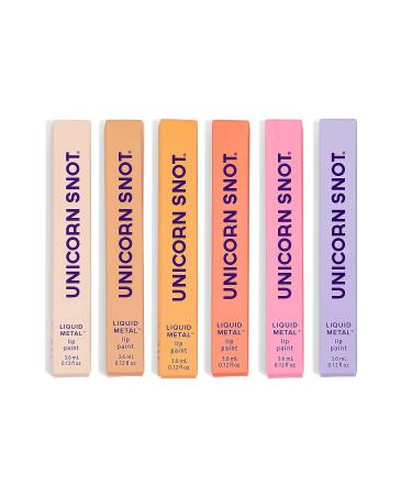 UNICORN SNOT Liquid Metal Lip Paint - Intense Pigment, Long-lasting Metallic Top Coat Lip Color in BOOM (Atomic Purple) - Gluten Free, Vegan, Cruelty-free | Waterproof Lip Makeup - Buy Online on SooperMarket.com