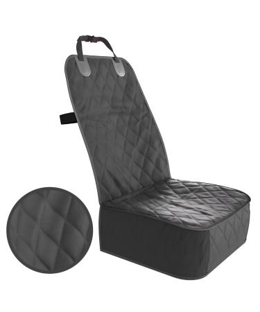 Active Pets Front Seat Dog Cover, Durable Protector Against Mud & Fur Waterproof, Scratch Proof & Nonslip Seat Pet Cover -Dog Car Seat Cover for Front Seat for Cars, Trucks & SUVs Black