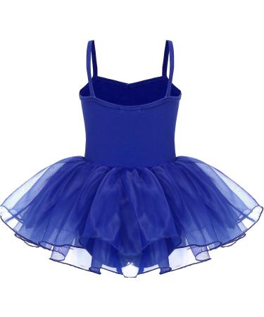 Zaclotre Little Girls Sequin Leotard | Sparkly Navy Ballet Tutu Dress for Kids 8-9 Years - Buy Online on SooperMarket.com