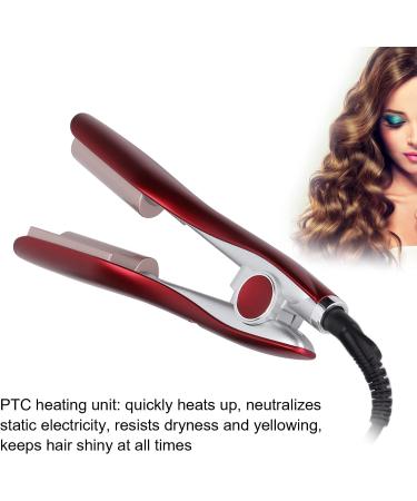 Hair Crimper Hair Crimpers Hair Wavers for Women 5 Modes Adjustable Hair Crimpers Lightweight Portable Red Hair Curling Iron Wand for Women Long Hair Curling - Buy Online on SooperMarket.com