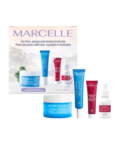 Marcelle Peptide + Probiotic Holiday Gift Set Anti-Wrinkle & Firming Skin Care Routine for All Skin Types Hypoallergenic Fragrance-Free Clean Vegan Cruelty-Free