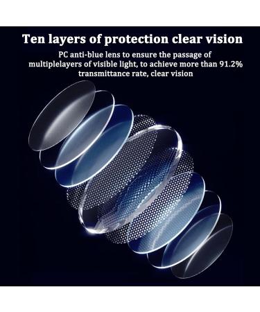 GMXJGZ Autozoom Reading Glasses - 3 Pieces Intelligent Zoom Color Change Glasses for Men & Women | Clear Focus & Automatic Adjustment | Includes Glasses Case & Cloth - Buy Online on SooperMarket.com
