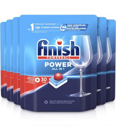 Buy Finish Power All in 1 Dishwasher Tabs - Phosphate-Free Gigapack (180 Tabs) for Powerful Cleaning & Grease Removal - Ideal for International Shipping - Buy Online on SooperMarket.com
