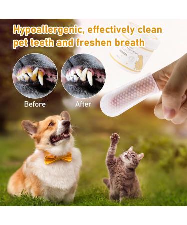 Kuckucki Nursing Towels for Dogs - Hypoallergenic Aloe Vera Cleaning Wipes for Pets' Teeth Ears & Eyes - 50 Tear-Resistant Wet Towels for Cats & Dogs - Buy Online on SooperMarket.com