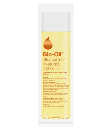 NEW Bio-Oil Natural Skincare Oil - 100% Natural Formulation - Improve the Appearance of Scars Stretch Marks and Uneven Skin Tone - 1 x 200 ml 200 ml (Pack of 1)