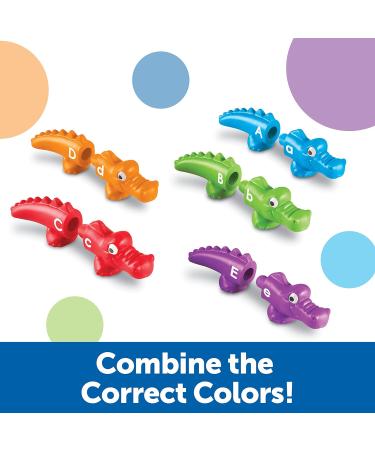 Buy Learning Resources Snap-n-Learn Alphabet Crocodiles - Fun Educational Toy for Kids | International Shipping Available - Buy Online on SooperMarket.com