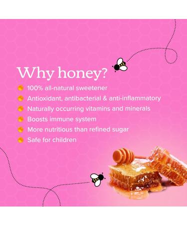 Honibe x Barbie Kids Multivitamin Gummies Plus Immune Boost | Honey-Based Vitamins Made in Canada | Children's Chewable Gummy Vitamins | Kids Zinc Vitamin Honey Gummies | 60 gummies - Buy Online on SooperMarket.com