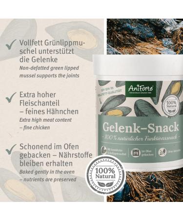 Aniforte Joint Snack for Dogs 300g - Grain-Free Functional Treat with Green-Lipped Shell & High Chicken Content | Natural Joint Support - Buy Online on SooperMarket.com
