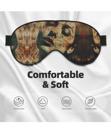 Buy Music Soft Sleep Eye Mask - Breathable Eye Patch for Women | Ideal for Travel & Relaxation - Shop Now - Buy Online on SooperMarket.com