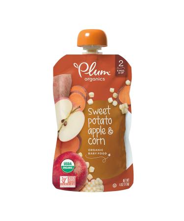 Plum Organics Stage 2 Baby Food Pouch Variety Pack | Fresh Organic Fruit & Veggie Blend | 4oz, 18 Pack | Babies, Kids, Toddlers - Buy Online on SooperMarket.com