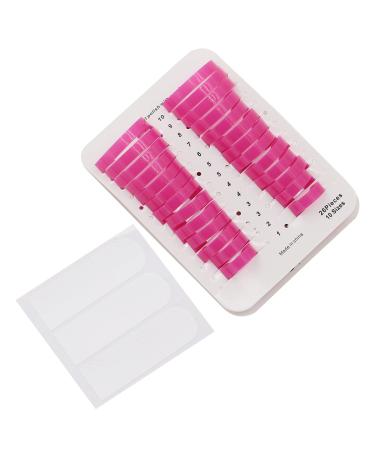 Sanwood 26pcs Plastic Nail Polish Template Clip & Edges + 1 Sticker Tool Set - Perfect for Nail Art | International Shipping Available - Buy Online on SooperMarket.com