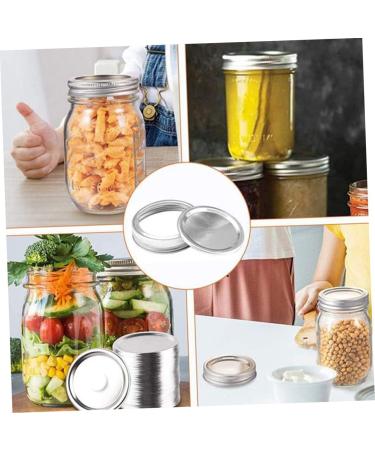 IMIKEYA 54pcs Mason Jar Lids Tinplate Solid Disc - Buy Online on SooperMarket.com