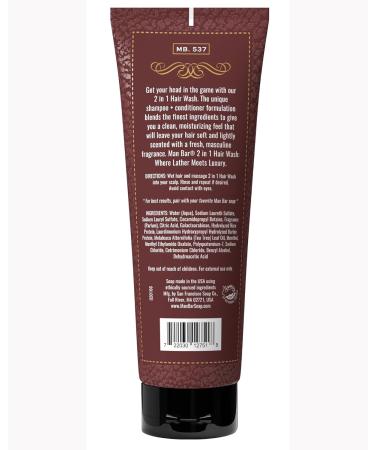 San Francisco Soap Company Man Bar 2 IN 1 Hair Wash - Exotic Musk & Sandalwood Luxury - Buy Online on SooperMarket.com