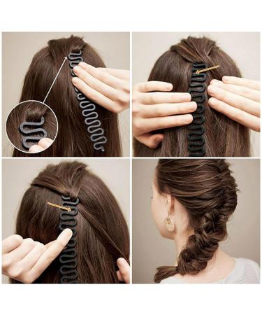 Rtrtgs 6 PCs Hair Braiding Tool Kit - Perfect Hair Styling Accessories for DIY Braids & Knots | Women s Hair Loop Tools - Buy Online on SooperMarket.com