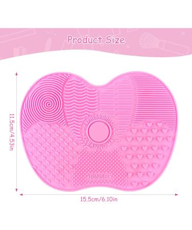 Silicone Sponge Brush Mat for Cosmetics with Suction Cup Cleaning Make Up Tool Silicone Silicone Pad for Makeup Brushes for Cleaning Makeup Brushes - Buy Online on SooperMarket.com