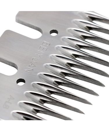 MasXirch 13 Curved Tooth Sheep Shear Clipper Replacement Blades for fit Oster Lister Heiniger Sheep Clippers Detachable Animal Trimmer Shears for Grooming Goats Lambs Llamas Alpacas - Buy Online on SooperMarket.com
