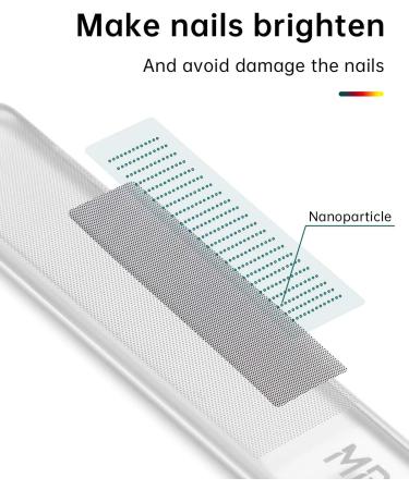 MR.GREEN Glass Nail Shiner Upgrade Nano Glass Nail Files &Nail Buffers Polisher Professional Crystal Manicure Tools Kit for Natural Nail - Buy Online on SooperMarket.com