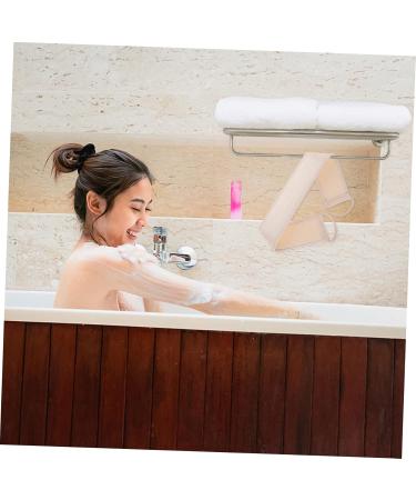 Shop Mikinona Luffa Bath Towel Scrubber | Exfoliating Sponge Pad for Spa Quality Cleanse | International Shipping Available - Buy Online on SooperMarket.com