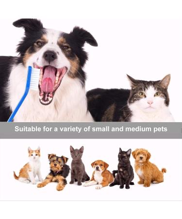 50-Pieces Double-Headed Dog/cat Pet Toothbrush - Easy Safe Dog Cat Dental Care Teeth Clean (Blue) - Buy Online on SooperMarket.com