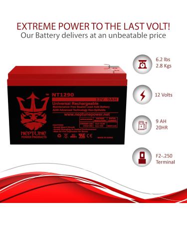 12V 9AH RBC51 Replacement Battery Cartridge for Tripp Lite & UPS Brands - Reliable Power Solutions - Buy Online on SooperMarket.com