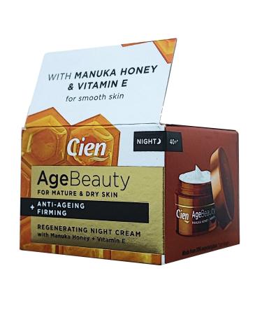 Cien Age Beauty Anti-Ageing Firming Regenerating Day & Night Cream With Manuka Honey + Vitamin E - 50ml (Night Cream)