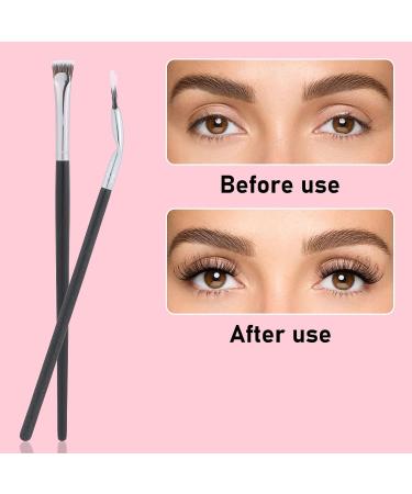 4PCS Mascara Fan Brush Set - Enhance Lower Lashes & Natural Lifted Effects | Smooth Apply No Clumping | Best Synthetic Fibre Lash Wand - Buy Online on SooperMarket.com
