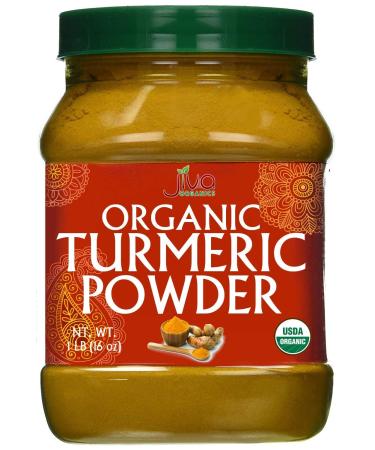 Jiva Organics Organic Turmeric Powder  1 lb (454 g)