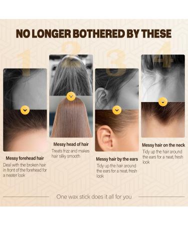 EFLY Hair Wax Stick - Non-Greasy Styling Pomade for Flyaways Edge Control & Wigs (Pack of 6 0.45 oz) - Perfect for Frizz Control & Smooth Styling - Buy Online on SooperMarket.com
