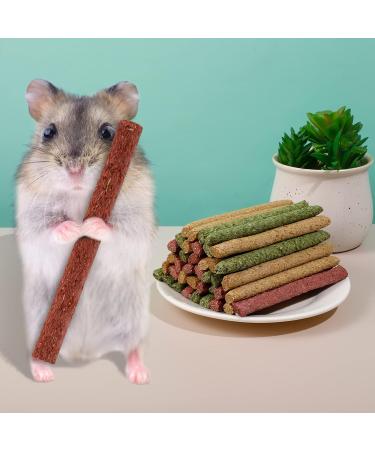 Buy Metagio 50-Piece Timothy Hay Sticks for Rabbits | Chew Toys for Guinea Pigs Hamsters & Chinchillas | 3 Delicious Flavors - International Shipping Available - Buy Online on SooperMarket.com