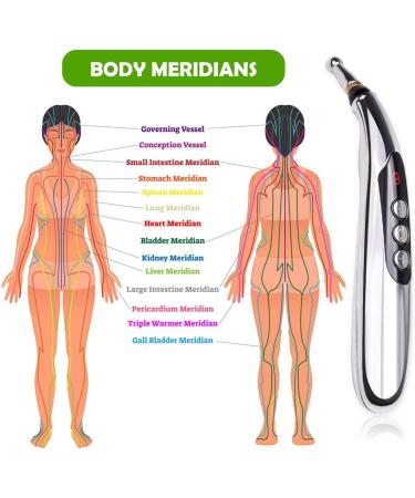 Handheld Rechargeable Acupuncture Massager 5 in 1 Home Use Meridian Device for Arm Leg Waist Shoulder Neck USB Charging - Buy Online on SooperMarket.com