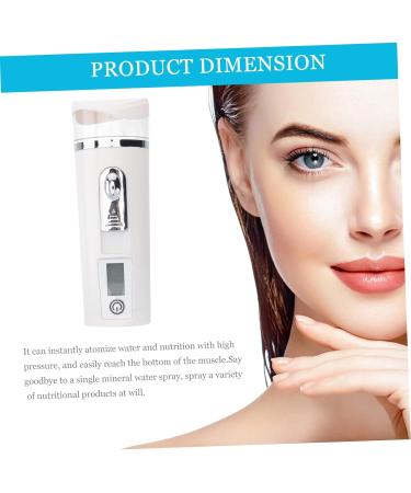 BELLIFFY Hydrating Instrument Portable Humidifer Hand Held Steamer Skin Care Tools Room Humidifier White Abs - Buy Online on SooperMarket.com