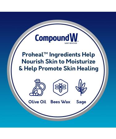 Compound W Total Care Wart Remover & Proheal Cream 0.25 oz + Maximum Strength Salicylic Acid Gel 0.25 oz - Buy Online on SooperMarket.com