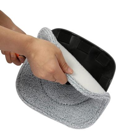 True & Tidy Extra Thick Microfiber Mop Pad Refill for SPIN-800 - 9x9 inches, Machine Washable (8-Pack) - Buy Online on SooperMarket.com