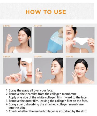 Pure s Film Bio Face Film for Face Soluble Supplement Moisturizing and Hydrating 3pc * Forehead Film 3 Pairs* Cheek Patches - Buy Online on SooperMarket.com