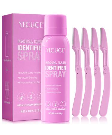 Face Hair Identifier Spray Body Hair Identifying Spray for Dermaplaning Dermaplaning Spray Hair Identifier Spray for Face Shaving Skin Body Hair Identifying Spray Skin Care Spray (2)