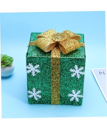 Cabilock Box Shop Decoration Decorative Wall Basket Showcase Adornment Christmas Bag Green 15.00X15.00X15.00CM - Buy Online on SooperMarket.com