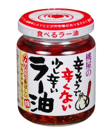 Momoya Chili Oil with Fried Garlic Taberu Layu - 3.88 Oz | Authentic Japanese Flavors - Buy Online on SooperMarket.com