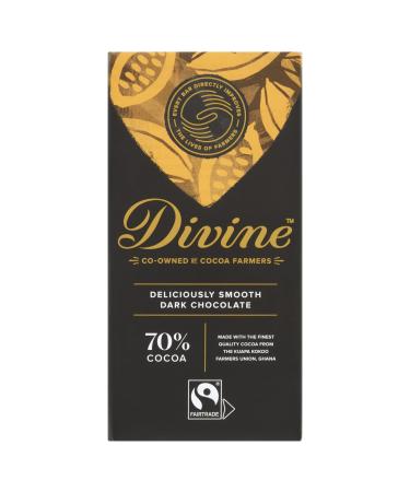 Divine 70% Dark Chocolate 90 g