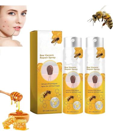 2PCS Tagrecede Bienengift treatment spray day recede beeergift day recede beeergift spray wart removal spray beeergift and tags spray for all skin types