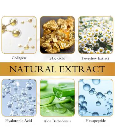 24k Gold Under Eye Patches - 30 Pcs Collagen Gel Eye Masks for Fine Lines & Dark Circles | Beauty & Personal Care - Buy Online on SooperMarket.com