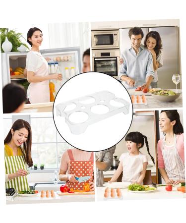 KOMBIUDA Egg Storage Box Tray Storage Drawer Fridge Fresh Egg Holder Egg Storage Case Server Universal Assorted Color 14.8x9.7x2cm - Buy Online on SooperMarket.com