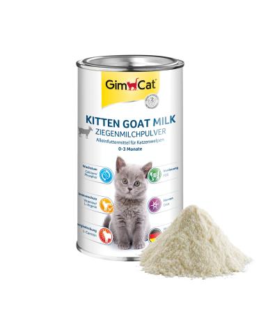 GimCat Kitten Goat Milk - Goat s milk powder as a complete pet food for kittens up to the age of 3 months 1 tube (1 x 200 g)
