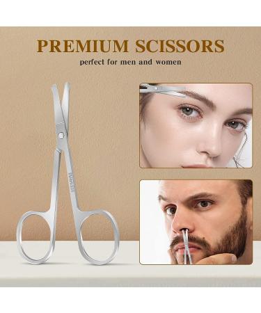 3.5 Inch Round 10X & 20X Magnifying Mirror for Makeup, Eyebrow Tweezing, Blackhead Removal - Includes 2 Suction Cups and Scissors (White) - Buy Online on SooperMarket.com